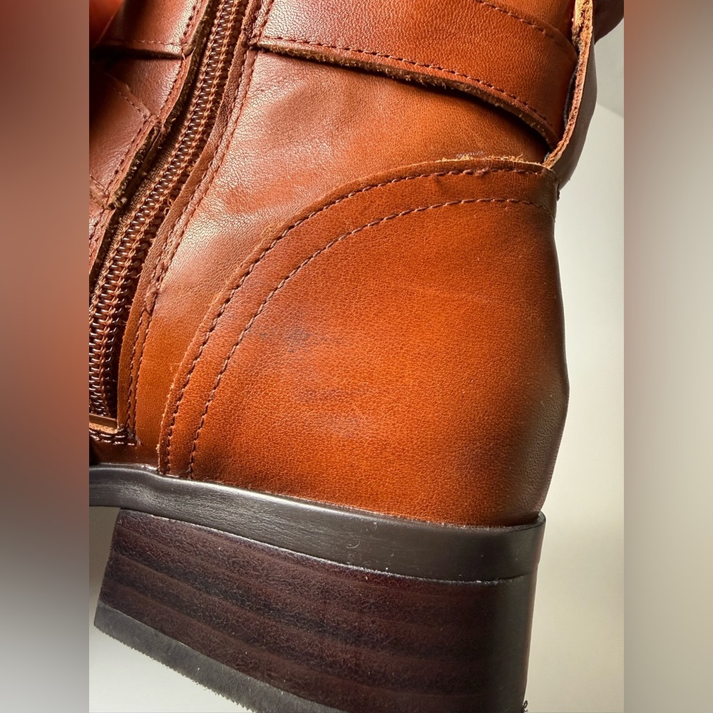 Naturalizer Rena Leather Riding Boot Brown Women’s Size EU 39 / US 8.5 - Picture 8 of 10